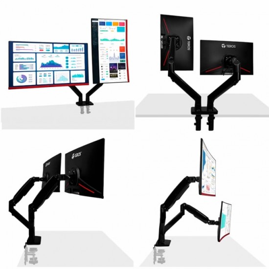 RACK TEROS DE 2 MONITORES...